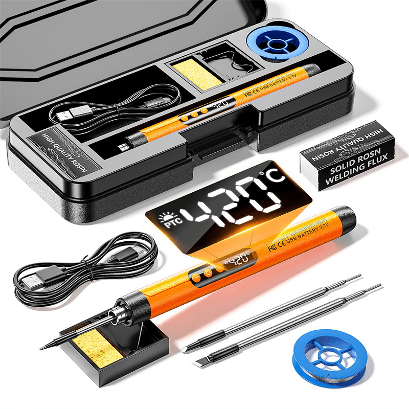 Compact Digital Soldering Iron