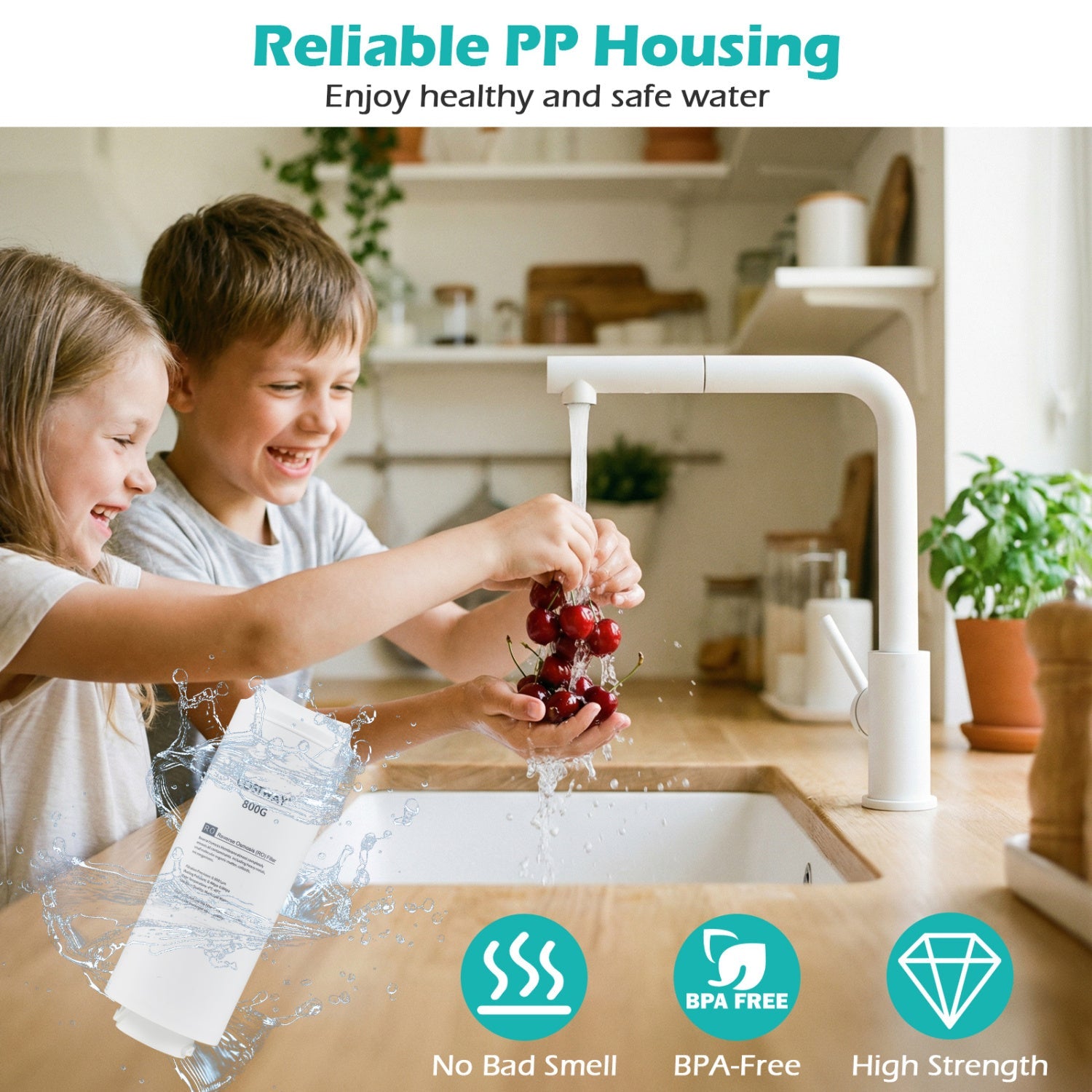 800 GPD Replacement RO Filter for AW-RB20/AW-RB05 Under-Sink Reverse Osmosis System