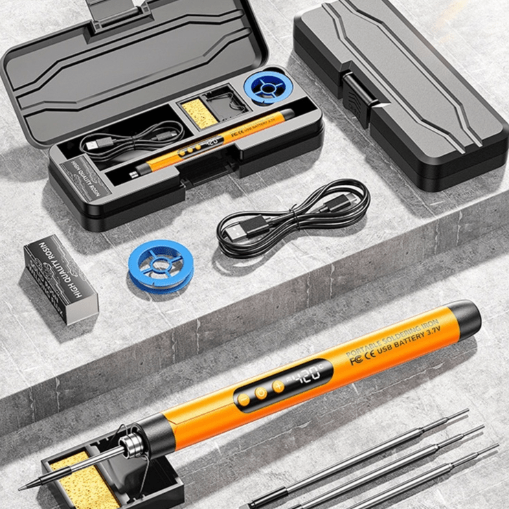 Compact Digital Soldering Iron