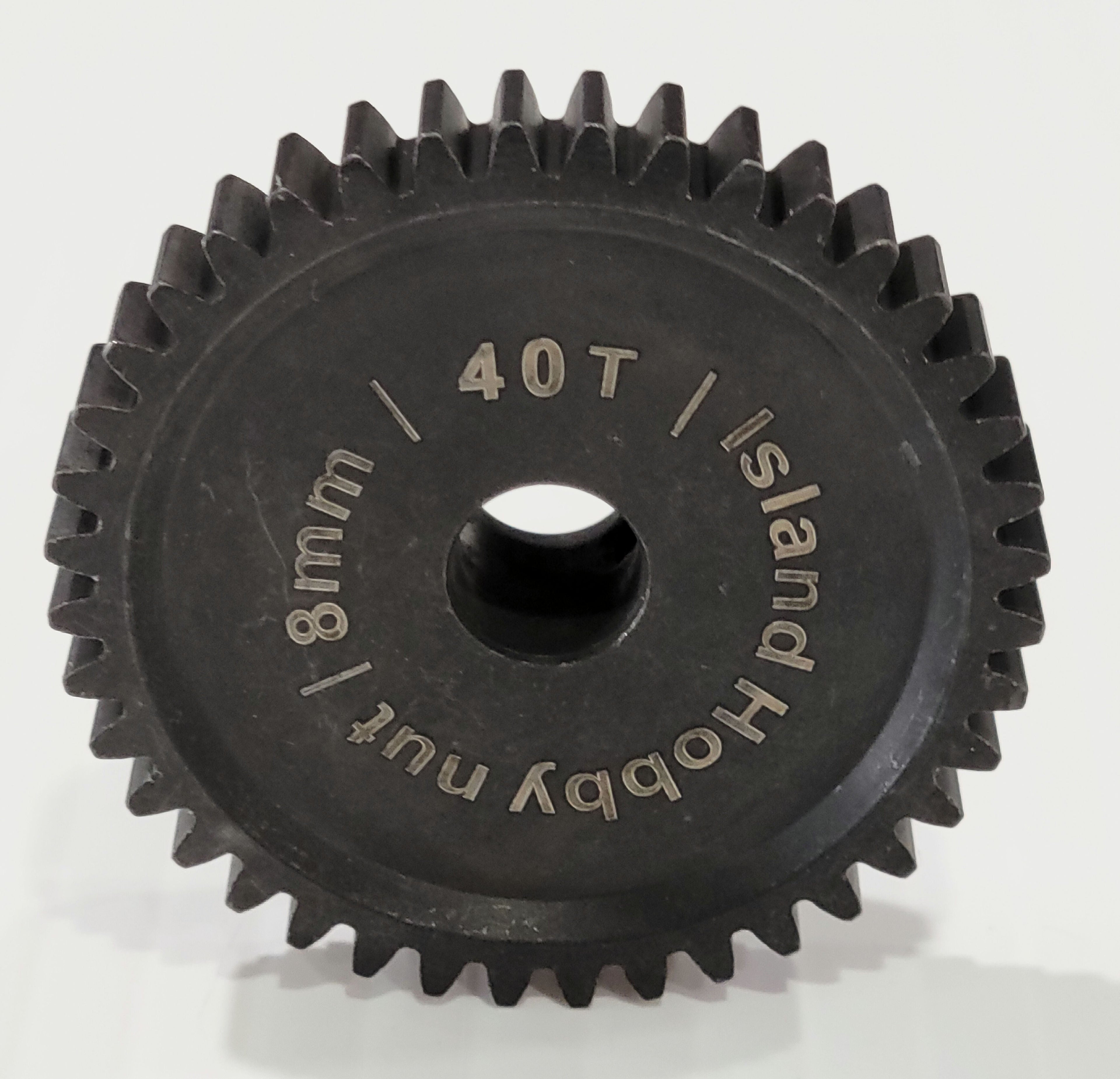 IRonmanRc 40T 8MM Mod1 Pinion Gear HARDENED STEEL