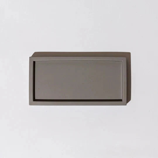 Set of Candle holders designed to sit on a modern concrete tray - Pure Line Series