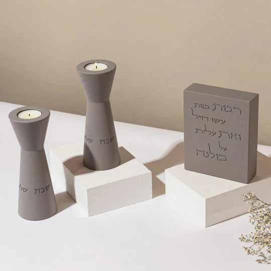 Concrete Candle Set & Women of Valor Blessing – Lady of Spirit Series