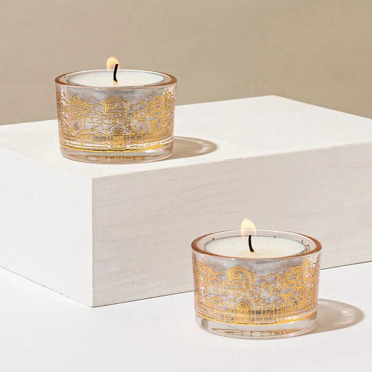Modern Jerusalem Glass Candle Holders - Jerusalem Glass series