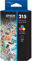 New, Pre-Owned - Epson T215 Black/Tri-Color Standard Yield Ink Cartridge