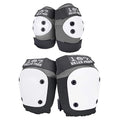 187 Killer Pads Knee Pads, Elbow Pads Combo Pack, Grey, Large/X-Large