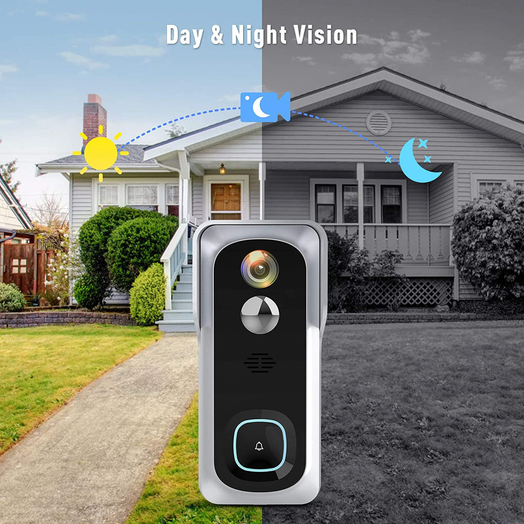 IN STOCK! Silarius SIL-DOORBELL2MPBSDB 2MP, WiFi Battery Powered Smart Doorbell Camera + Chime (Outdoor IP65), Cloudedge app , includes 32GB MicroSD card ***DISCONTINUED***