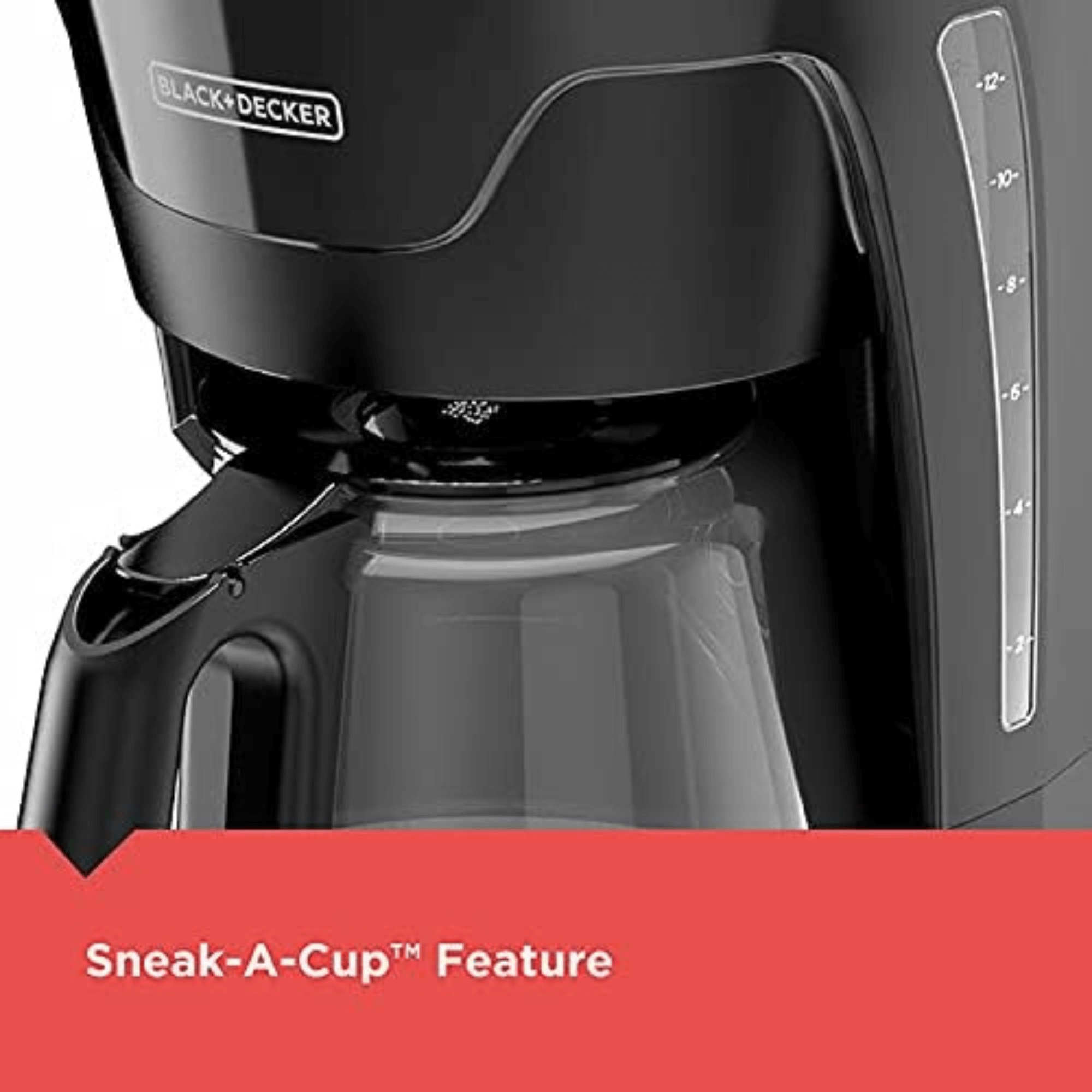 Black & Decker 12-Cup Vortex Digital Programmable Coffeemaker - REFURBISHED