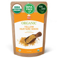 Organic Yellow Mustard Seeds – USDA Certified Organic Whole Mustard Seeds for Pickling & Cooking