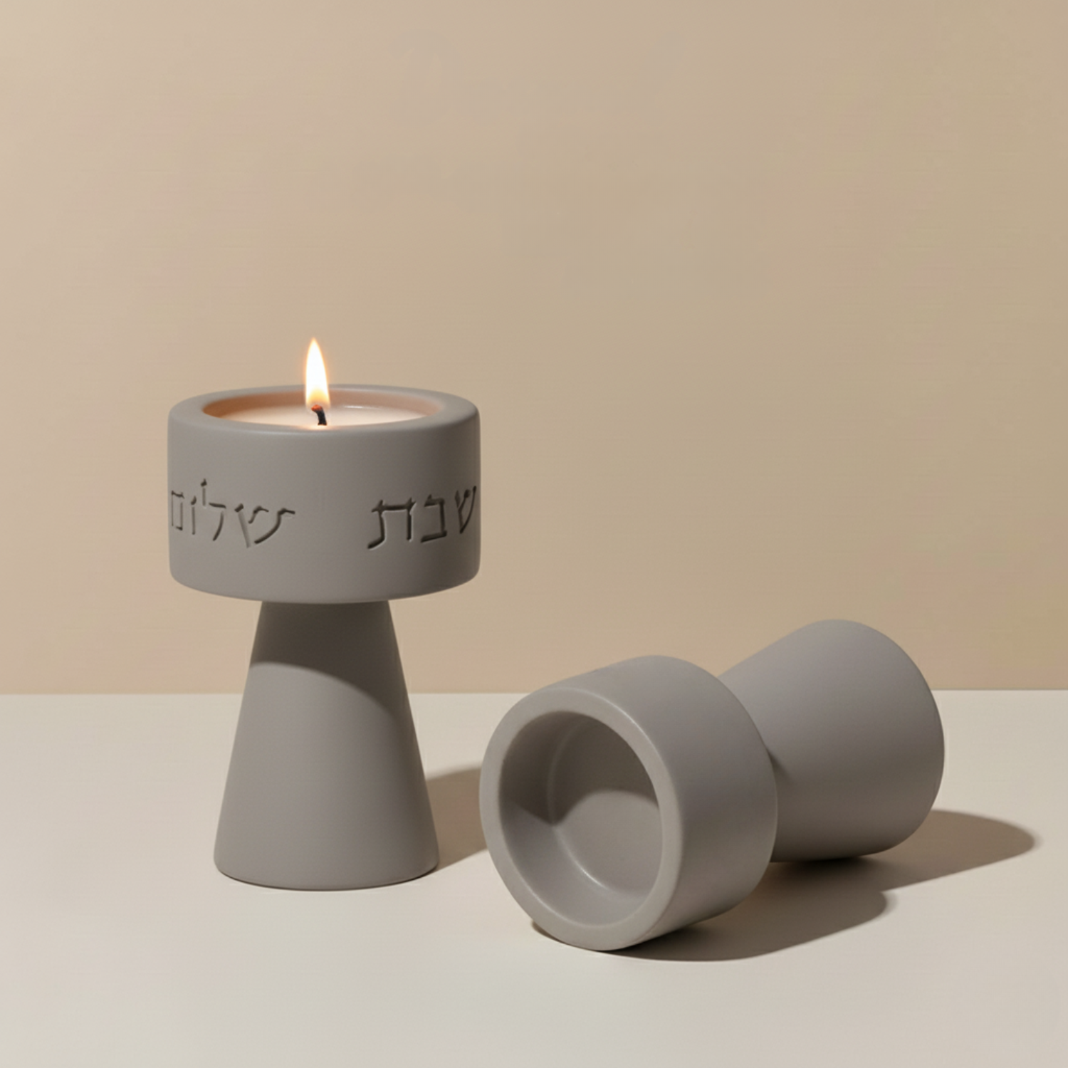 Luxurious Shabbat Table Set – Timeless Glow Series