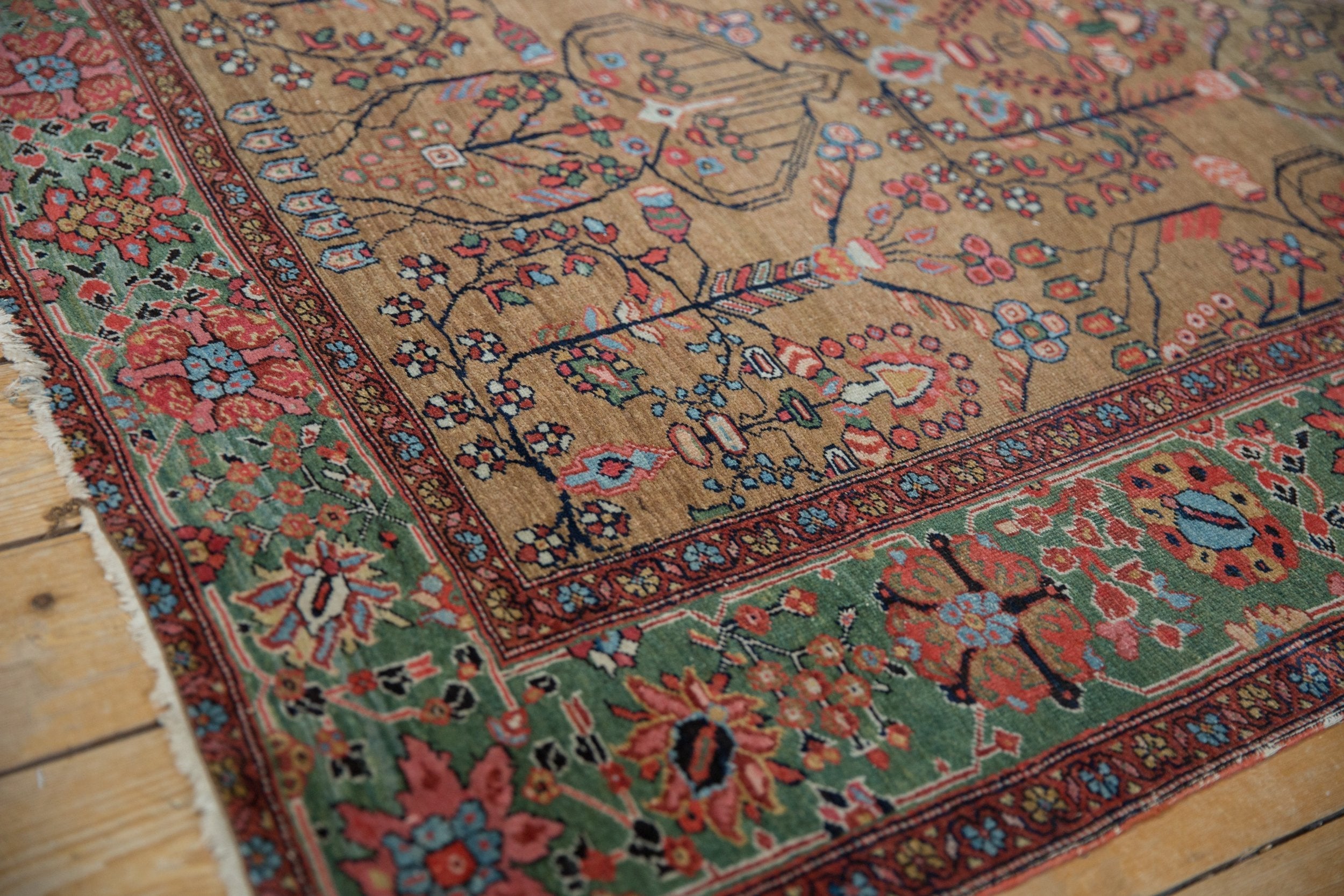 4x6.5 Antique Farahan Sarouk Rug