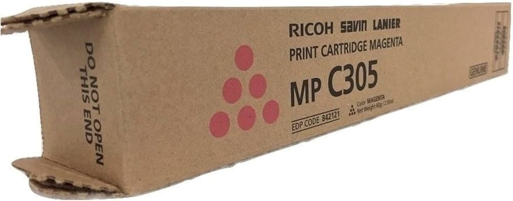 New, Pre-Owned - Ricoh MP C305 Magenta Toner Cartridge, 841592