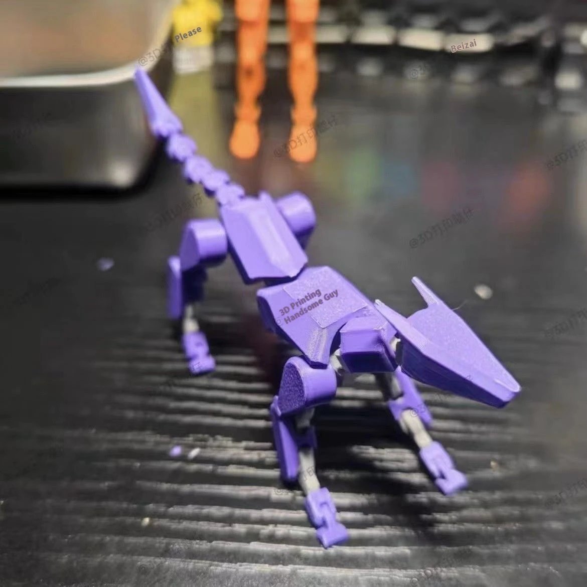 Multi-Jointed Shapeshift Robot - 3D Printed Action Model Toy