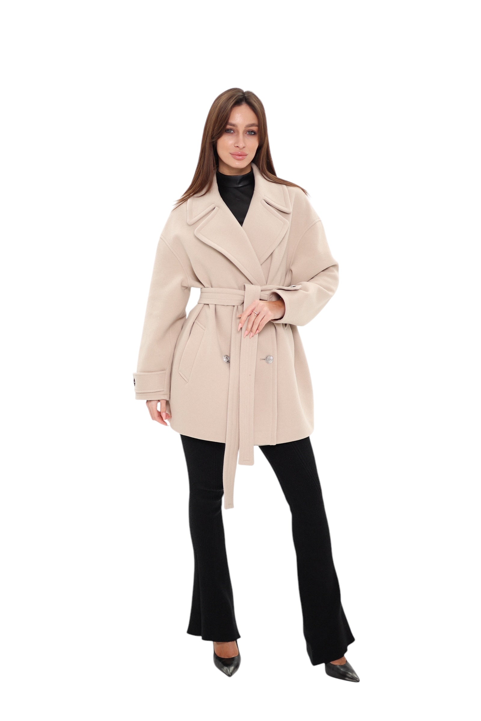 Kyoto Midi Cashmere Wool Blend Coat
