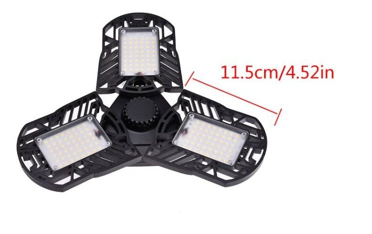 60W Super Bright Deformable LED Light for Gym Warehouse Garage 6000 Lumens