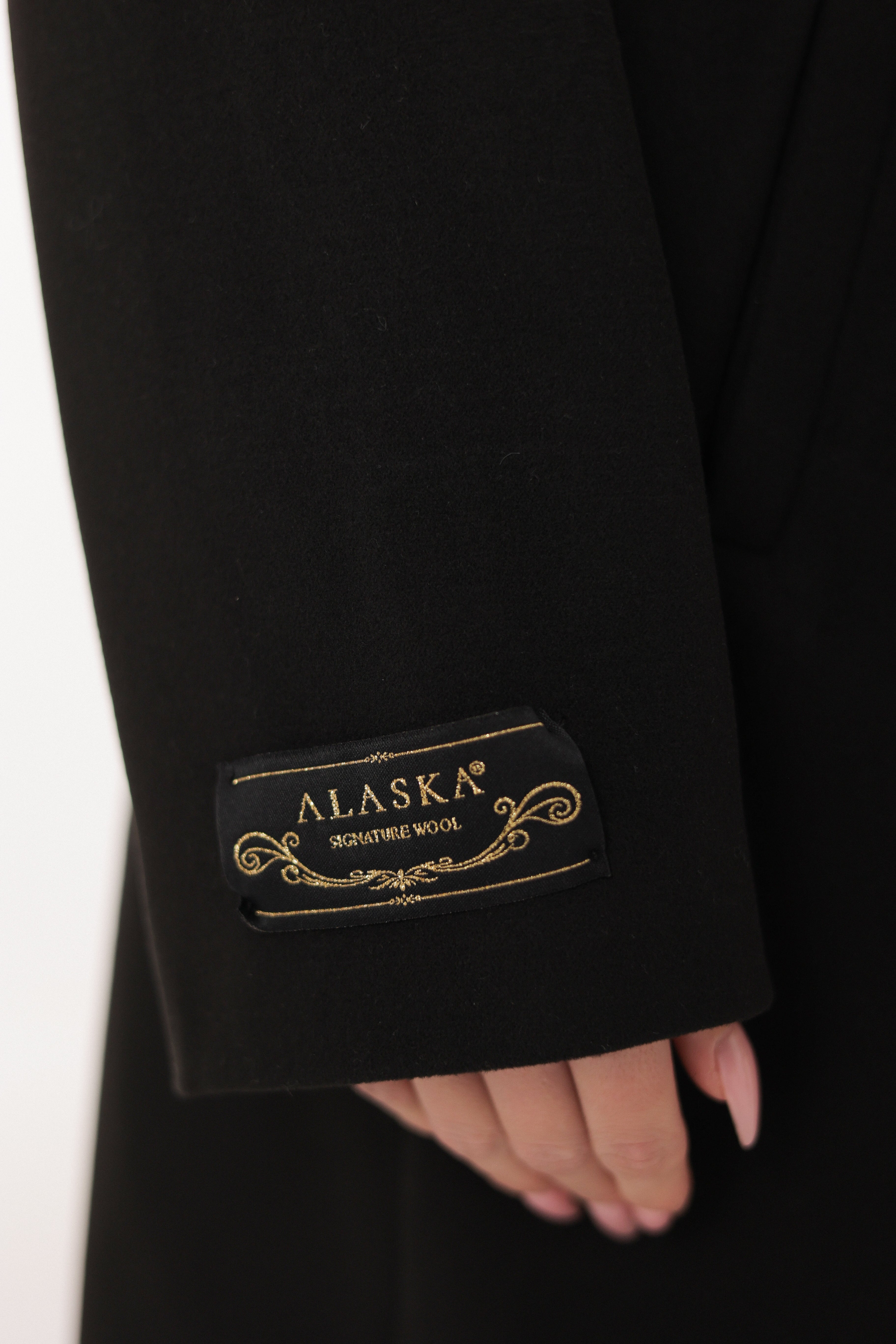 Lafayette Cashmere Blend Overcoat in Black