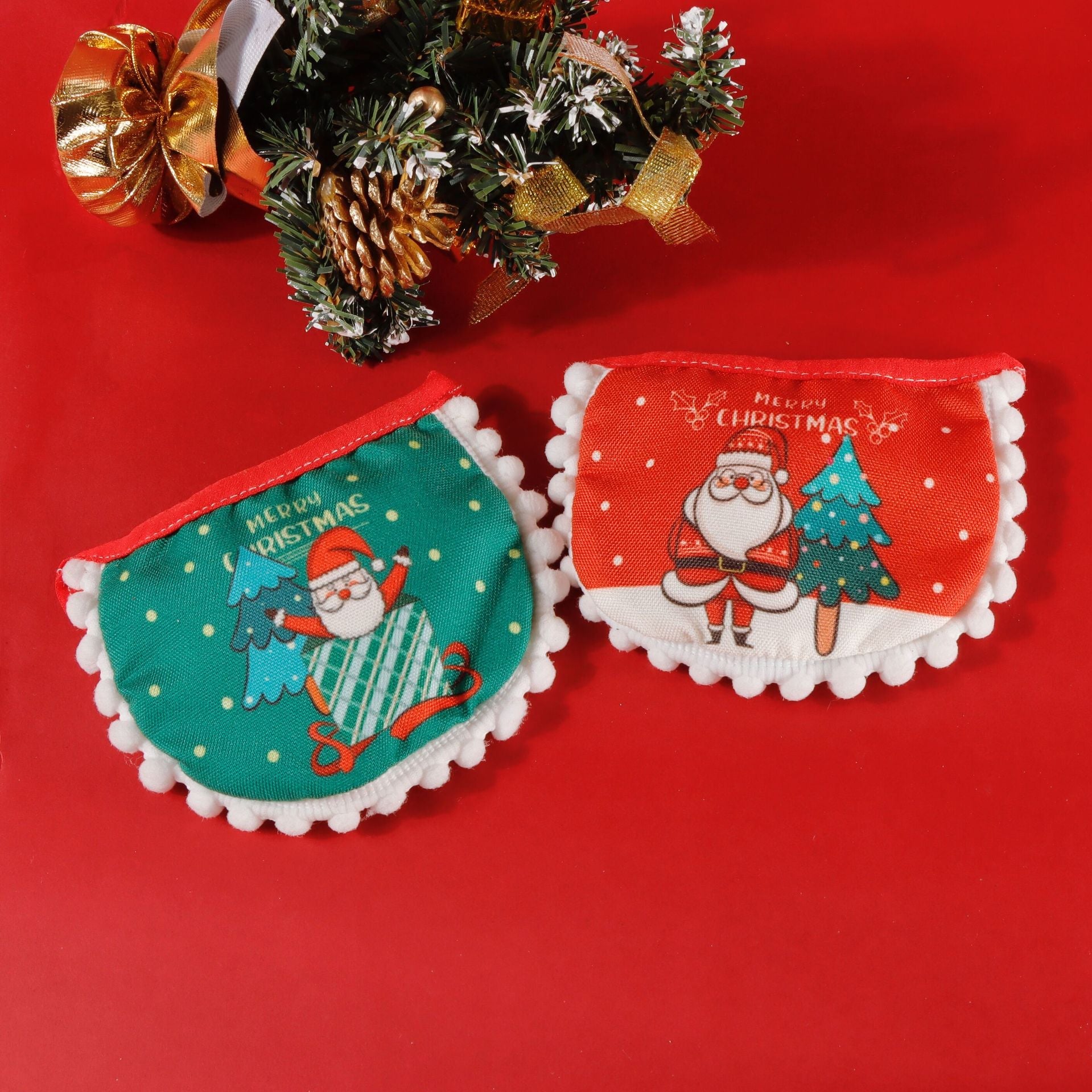 Pet Christmas Dress up, Cat Scarf, Scarf, Christmas Supplies, Hat Decorations, Dog Cute Set, Scarf