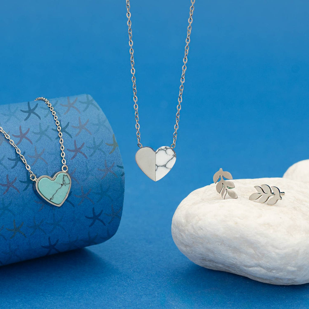 Alexis Silver Heart Necklace
