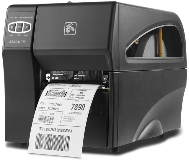 Zebra ZT220 203DPI Thermal Transfer Label Printer USB RJ45 ZT22042-T01200FZ