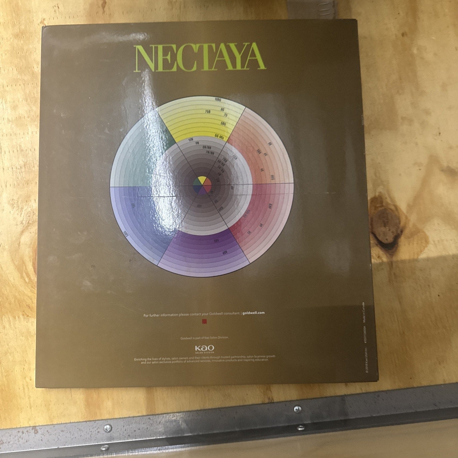 Goldwell Nectaya Color Chart Catalogue