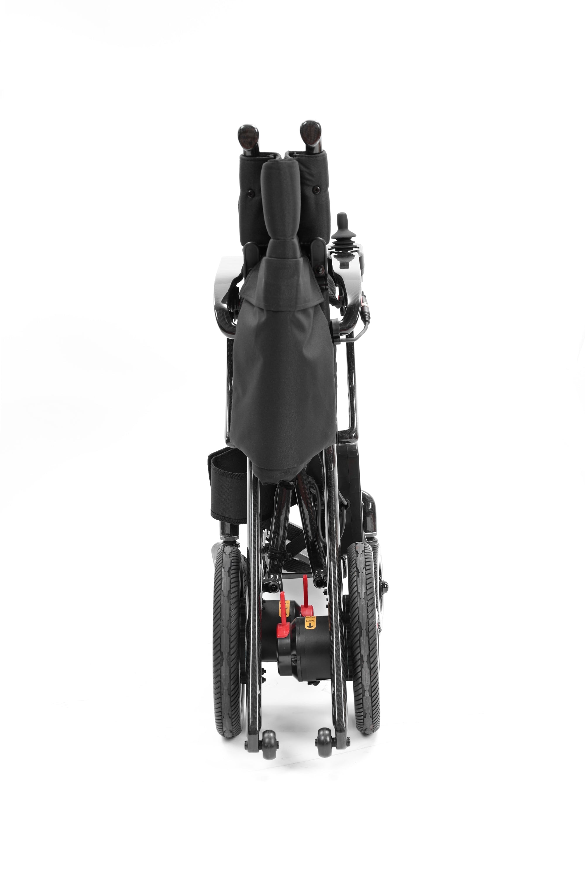 Wheelchair Electric Foldable Carbon Fiber 37 LB 30 Mile Range 38x24x37 In