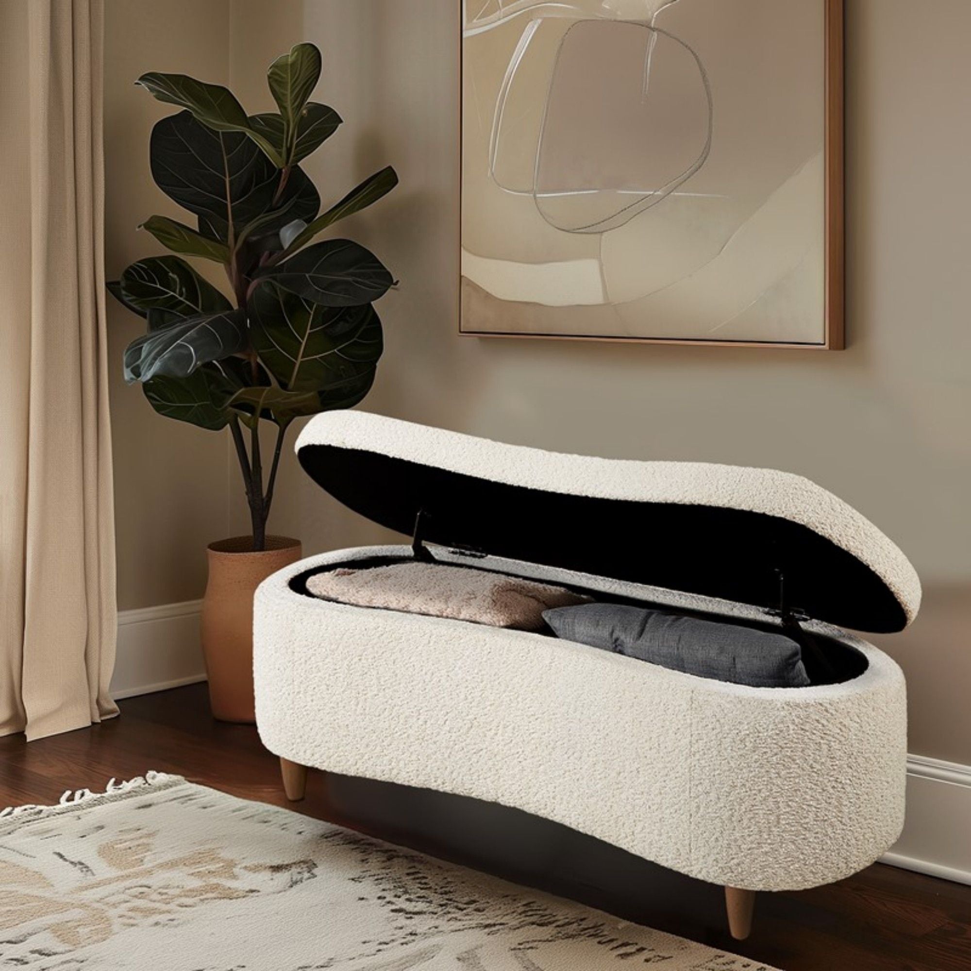 Flip Top Storage Bench