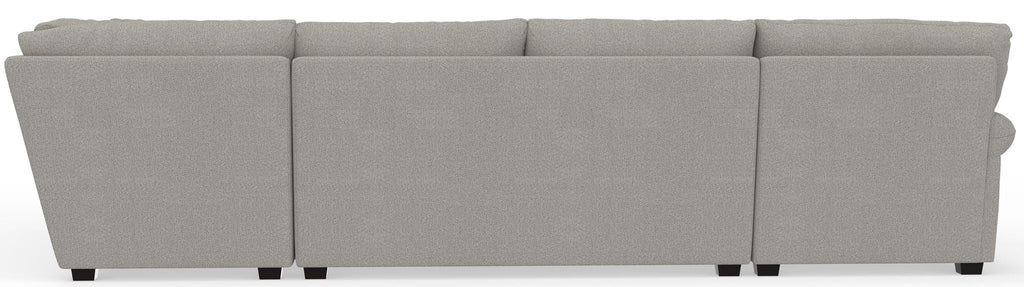Livingston - Sectional With Comfort Coil Seating, 40" Cocktail Ottoman And Accent Pillows Included