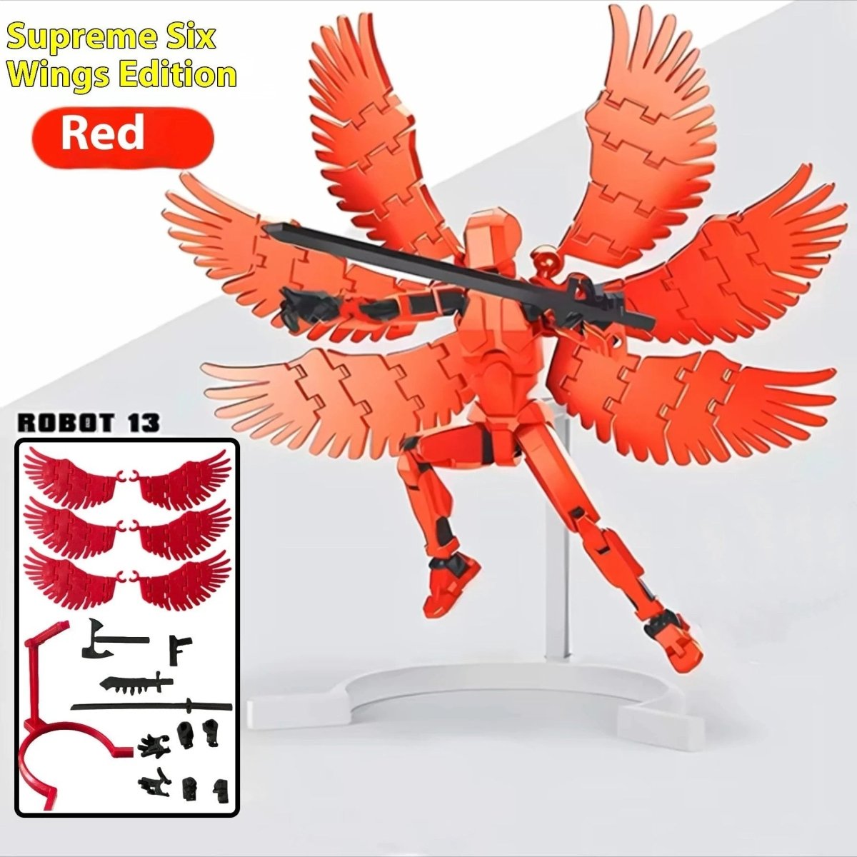 Multi-Jointed Shapeshift Robot - 3D Printed Action Model Toy