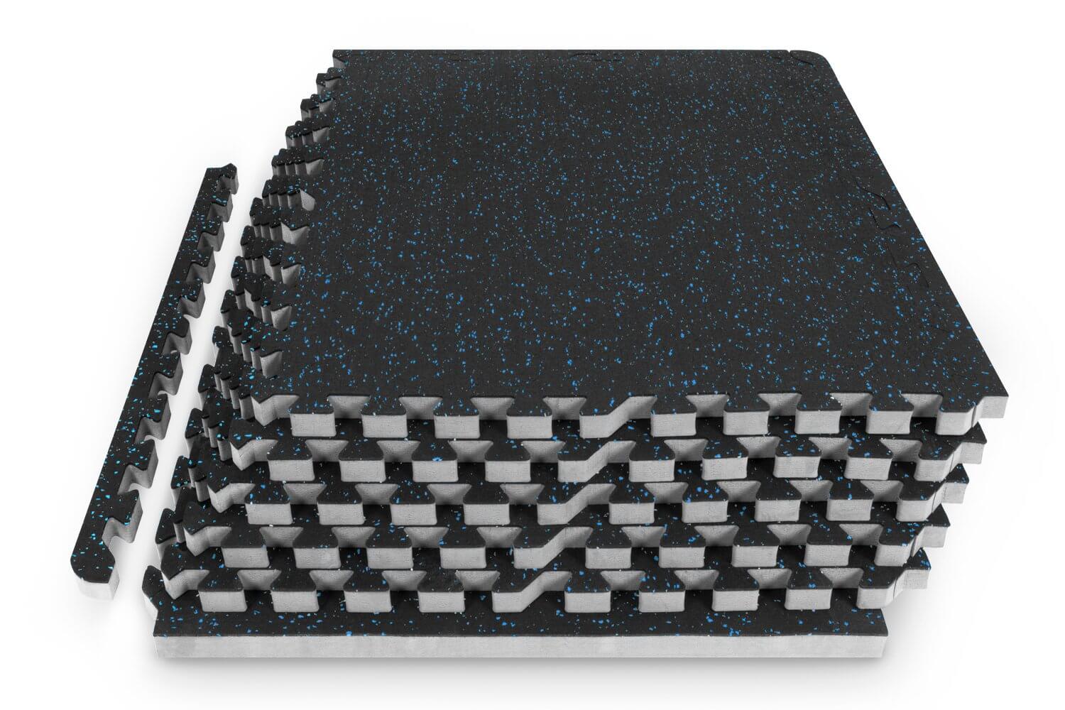Rubber Top Exercise Puzzle Mat 0.75in 24sqft
