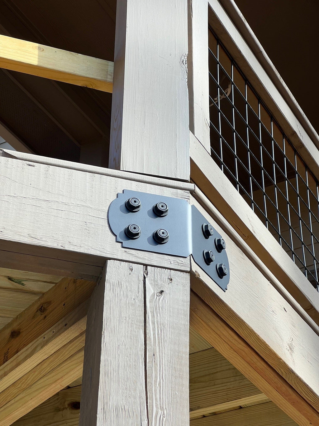Hexagonal Angle Bracket Decorative Design for 6x6 Post, 6x6 Pergola Bracket, Hexagon Angle Bracket