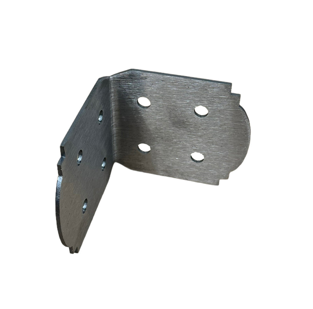 8x8 Decorative Design 90 Degree Pergola Bracket -  Steel Wood Post Support Angle Bracket