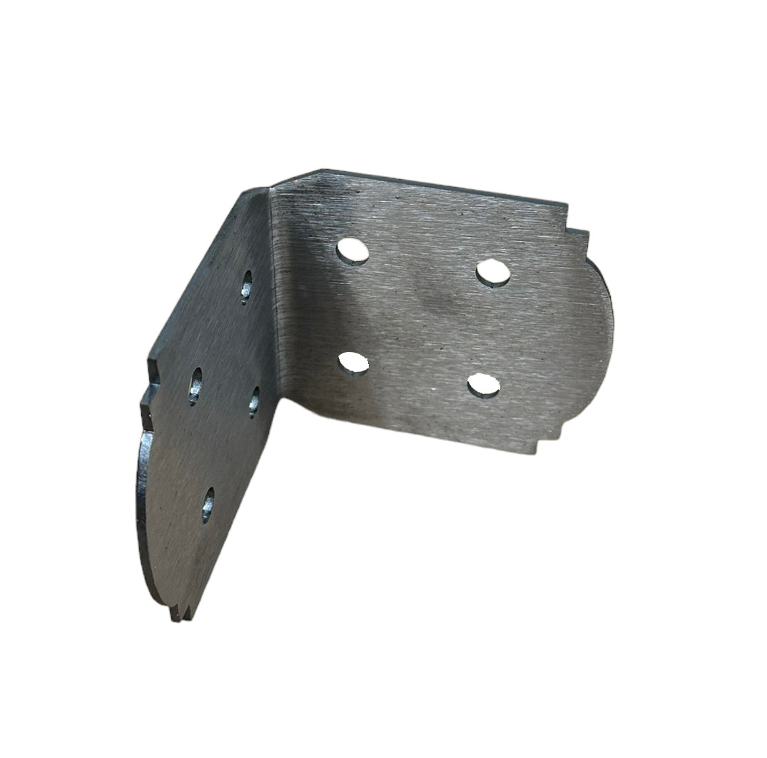 6x6 Decorative 90 Degree Pergola Bracket - Steel Wood Post Support Angle Bracket