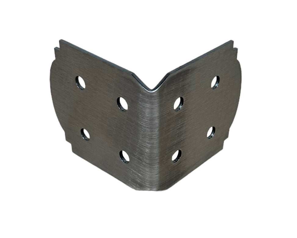 6x6 Decorative 90 Degree Pergola Bracket - Steel Wood Post Support Angle Bracket