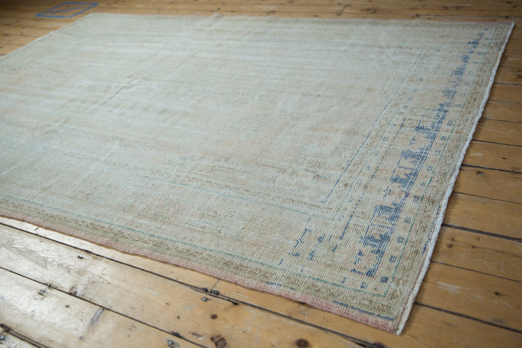 6x8.5 Vintage Distressed Oushak Carpet