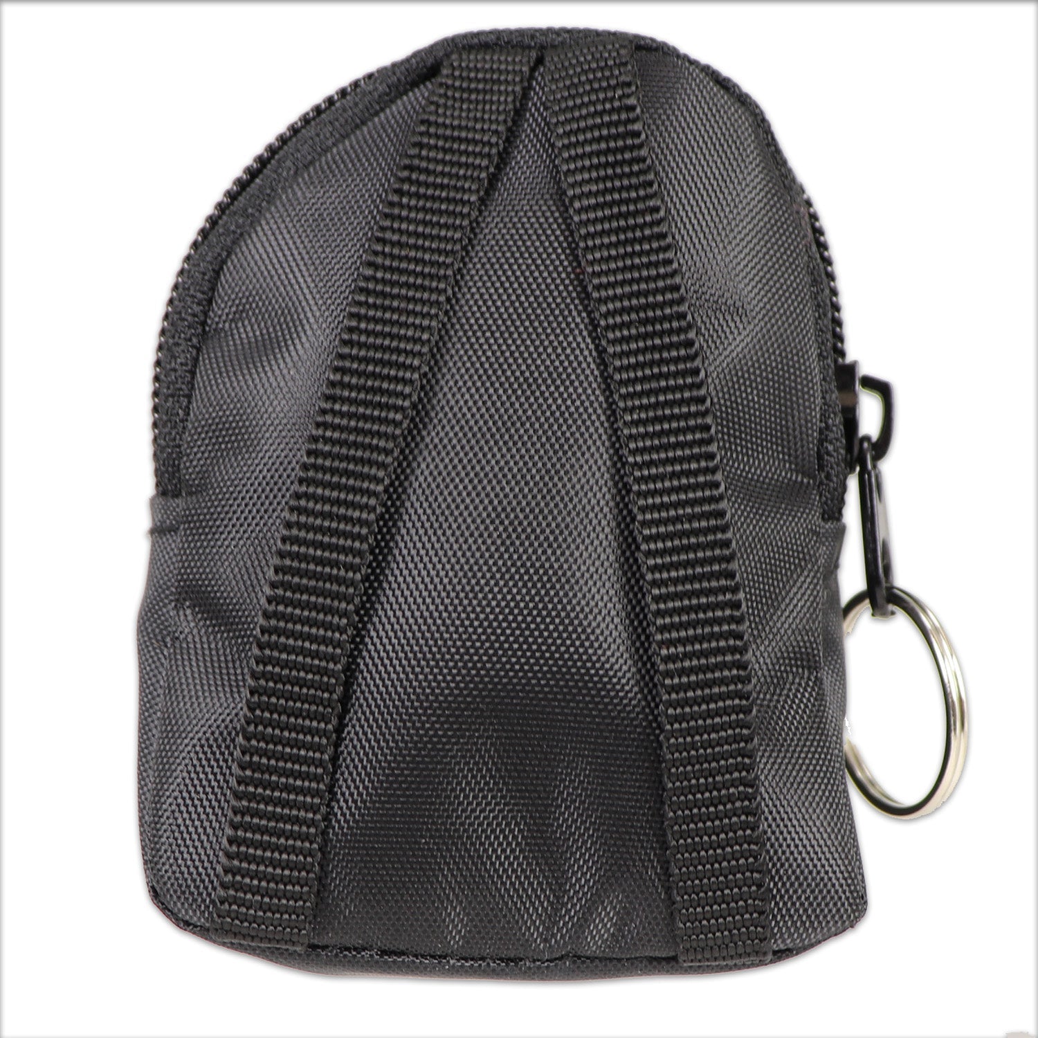 CPR Black Beltloop Keychain Backpack with Faceshield, Gloves, and Cleansing Wipes