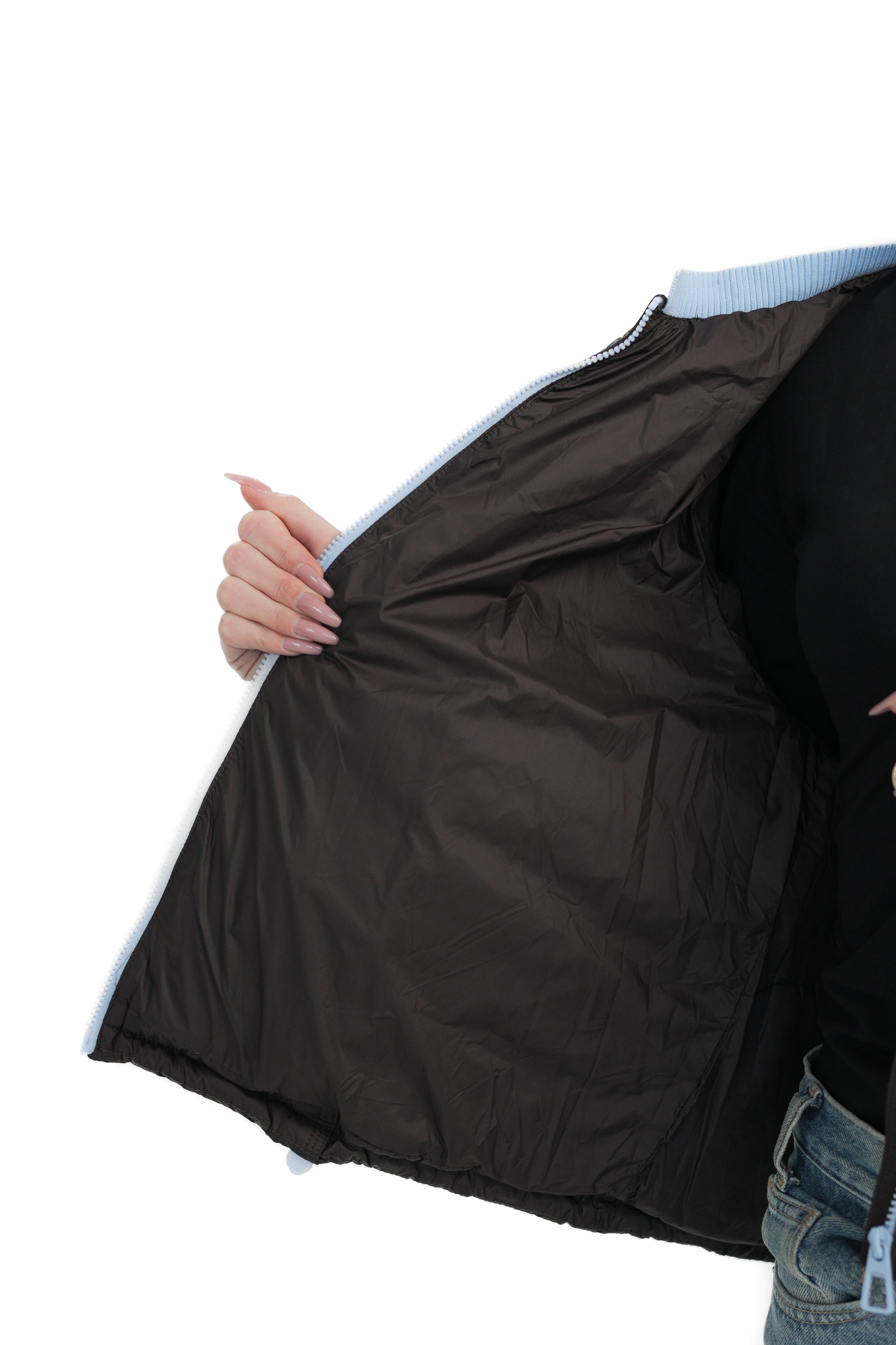 Lightweight Transitional Jacket with Detachable Scarf