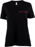All-City Night Claw Women's T-Shirt - Black Blue/ Green Magenta X-Large