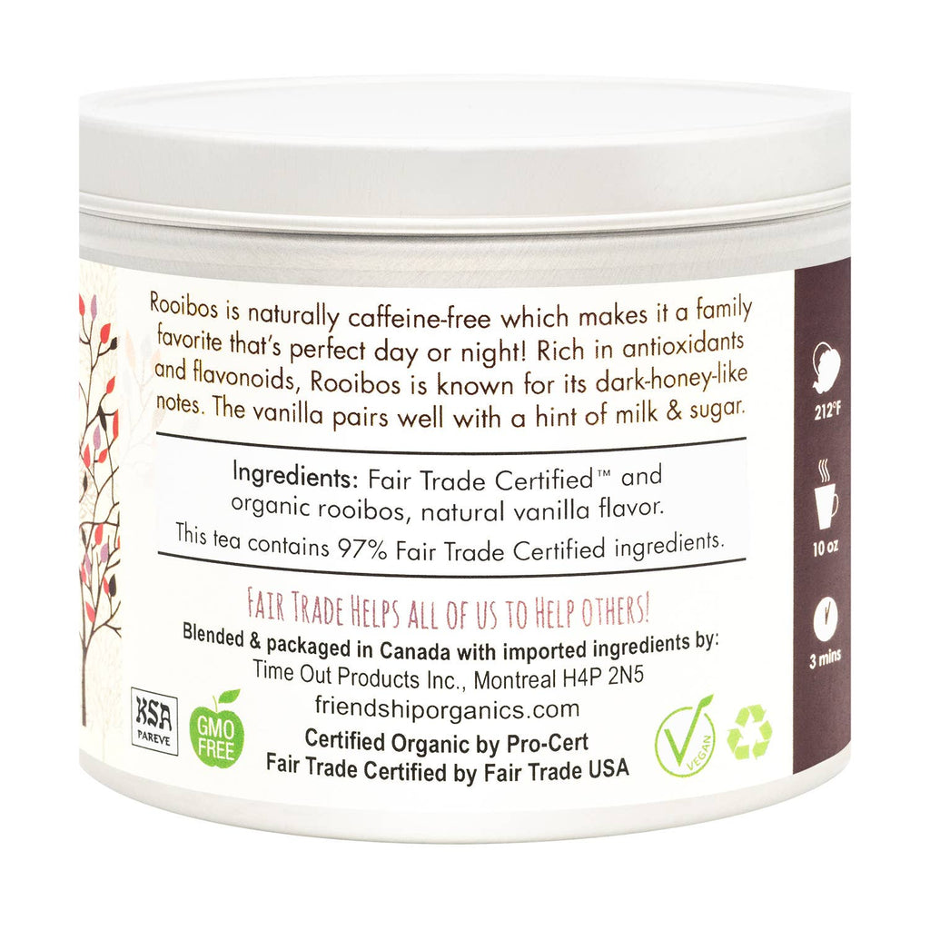 Vanilla Rooibos Herbal Tea