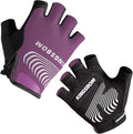 KINGSBOM Breathable Cycling Gloves, Shock-Absorbing Bike Gloves with Light Silicone Gel Pad, Anti-Slip Bicycle Gloves for Men and Women