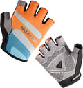 KINGSBOM Breathable Cycling Gloves, Shock-Absorbing Bike Gloves with Light Silicone Gel Pad, Anti-Slip Bicycle Gloves for Men and Women