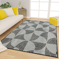 Premium Hand-Tufted Rug Made of 100% Wool  - Mono Loops - 4x6 Feet