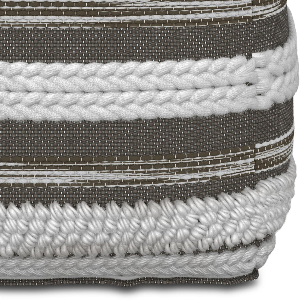 Sommer - Handcrafted Square Pouf