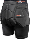 Triple Eight Bumsaver Padded Shorts for Skateboarding, Roller Skating, Roller Derby, Inline Skating, Snowboarding and Skiing