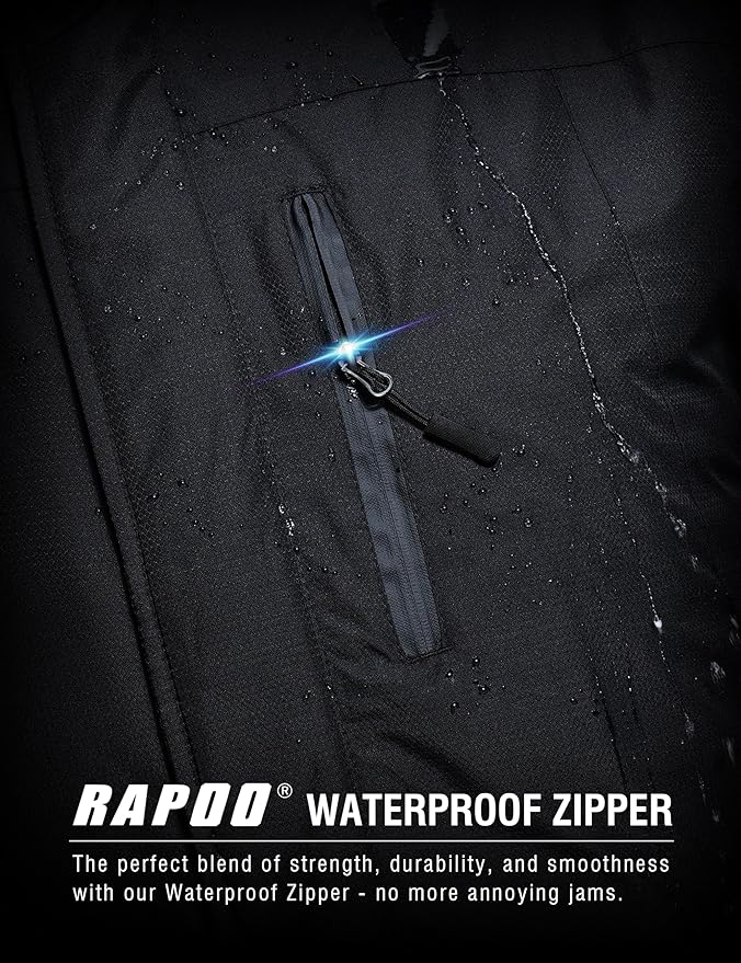 Rapoo Men's Winter Ski Snow Jacket Mountain Waterproof Windproof Rain Jacket