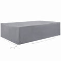 Outdoor Sectional Cover Oxford Fabric Gray Waterproof 97 x 65 x 26 In