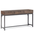 Banting - Wide Console Table - Walnut Brown
