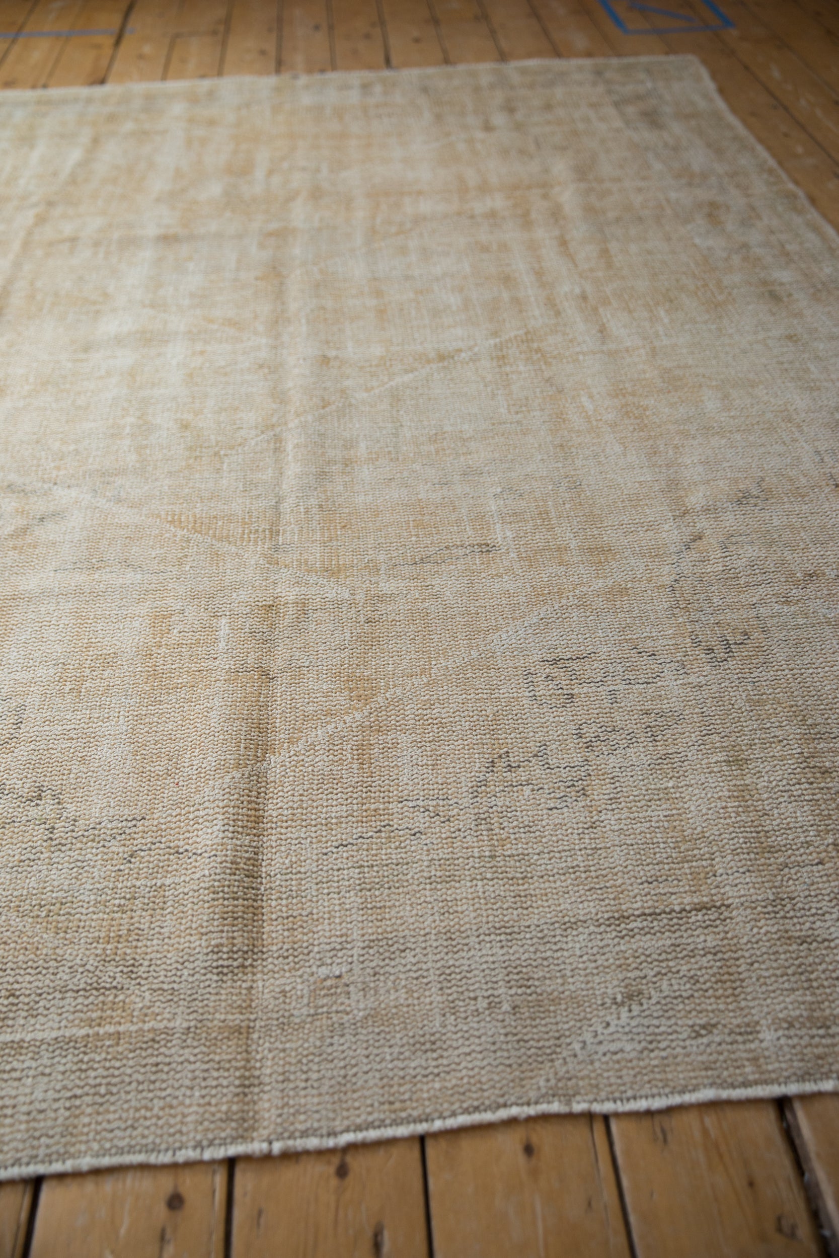 6.5x8.5 Vintage Distressed Oushak Carpet