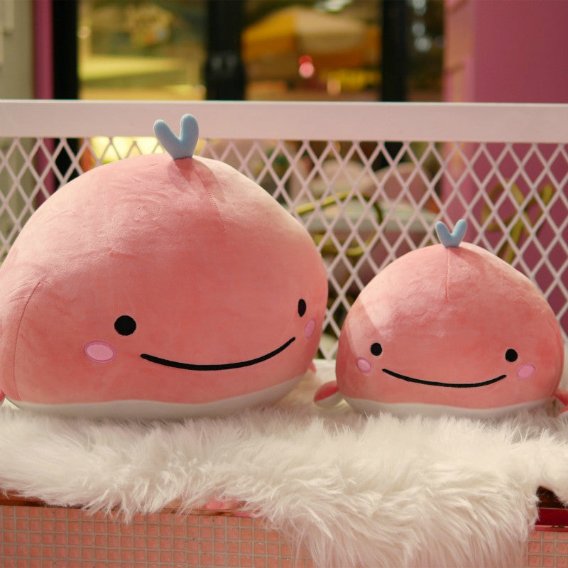 New couple down cotton whale doll