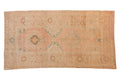 4.5x9 Vintage Distressed Oushak Rug Runner