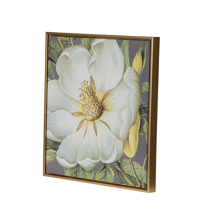 Botanical Wall Art Prints, Home Decor For Living Room Dining Room Bedroom Hallway (Set of 4) - Gray