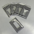 ZA@  EATON (5 PACK) Polycarbonate Single Gang GFCI Wall Plate Cutout Mid Size Grey PJ26GY